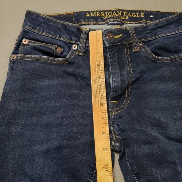 AE SLIM STRAIGHT LEG EXTREME FLEX MENS JEANS SZ 28 American Eagle - Picture 9 of 13